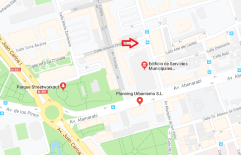 Garaje junto a Concejalía de Urbanismo plaza 3